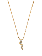 Load image into Gallery viewer, 18k gold &amp; diamond small cascade pendant
