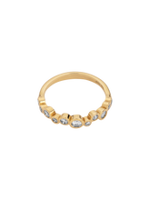 Load image into Gallery viewer, 18k gold &amp; diamond cascade ring - 0.75ct
