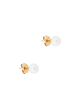 Load image into Gallery viewer, Medium akoya pearl studs
